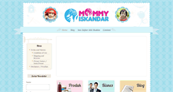Desktop Screenshot of mommyiskandar.com